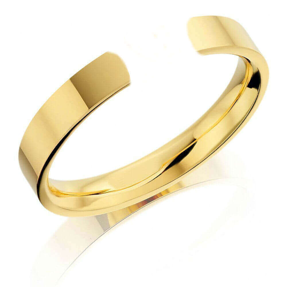 Solid Gold Cuff Bracelet 18k Gold or 14k Gold Bangle 