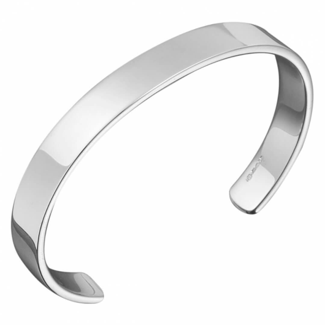 Solid heavy Platinum 7mm wide Cuff Bracelet 50 grams NEWBURYSONLINE