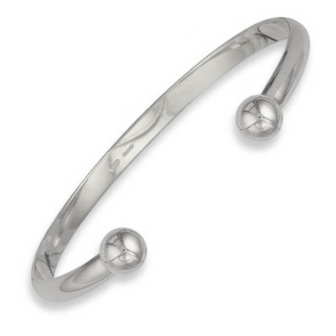 Solid gold sales torque bangle