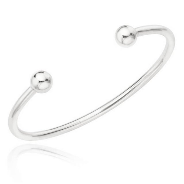 Mens white gold shop torque bangle
